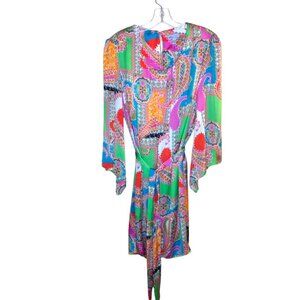 Linea Domani Colorful Mini Dress Large